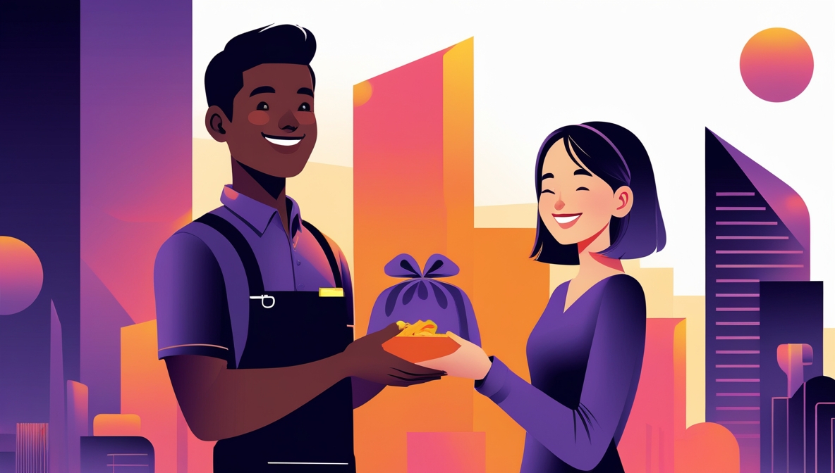 Delicious food from local restaurants delivered fresh